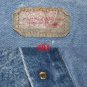 LEVI'S VINTAGE TRUCKER JACKET IN LIGHT ACID WASH DENIM Button #777 size Large - MADE IN USA