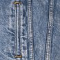 LEVI'S VINTAGE TRUCKER JACKET IN LIGHT ACID WASH DENIM Button #777 size Large - MADE IN USA
