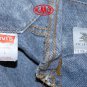 LEVI'S VINTAGE TRUCKER JACKET IN LIGHT ACID WASH DENIM Button #777 size Large - MADE IN USA