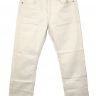 Brand New LEVI'S 513 SLIM FIT "IVORY" COTTON TWILL PANTS with CHEVRON STRIPES in size W28 L30