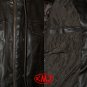 $130.00 BRAND NEW LEVI'S BOMBER FAUX LEATHER DARK BROWN ZIPPER & SNAP BUTTON JACKET in size XL