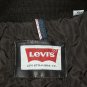 $130.00 BRAND NEW LEVI'S BOMBER FAUX LEATHER DARK BROWN ZIPPER & SNAP BUTTON JACKET in size XL