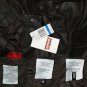 $130.00 BRAND NEW LEVI'S BOMBER FAUX LEATHER DARK BROWN ZIPPER & SNAP BUTTON JACKET in size XL