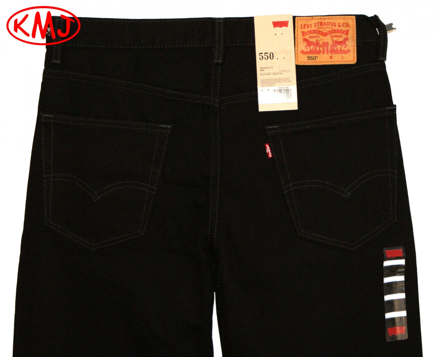 levis 550 black jeans