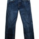 LEVI'S PREMIUM HESHER CAT SCRATCH BUTTON-FLY DENIM JEANS MADE IN USA W32 L32 (Actual size 32 33)