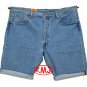 Brand New LEVI'S CLASSIC 501 BUTTON-FLY PADRE CUTOFF MEDIUM STONEWASH BLUE DENIM SHORTS in size W40