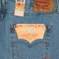 Brand New LEVI'S CLASSIC 501 BUTTON-FLY PADRE CUTOFF MEDIUM STONEWASH BLUE DENIM SHORTS in size W40