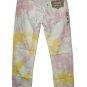 $79.50 LEVI'S 501 '93 STRAIGHT YELLOW AND PINK TIE DYE DENIM JEANS in size W31 L34