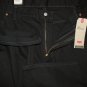$69.50 LEVI'S 550 RELAXED CLASSIC BLACK WATER-LESS DENIM JEANS for BIG & TALL in size W54 W30