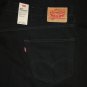 $69.50 LEVI'S 550 RELAXED CLASSIC BLACK WATER-LESS DENIM JEANS for BIG & TALL in size W54 W30