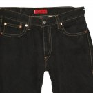 VINTAGE 2003 LEVI'S TYPE 1 REAL GUYS LOOSE FADED BLACK DENIM JEANS W36 L32