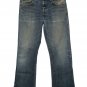 2005 LEVI'S PREMIUM WAYNE RELAXED BOOTCUT DISTRESSED BLUE DENIM JEANS MADE IN USA W32 L30