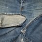 2005 LEVI'S PREMIUM WAYNE RELAXED BOOTCUT DISTRESSED BLUE DENIM JEANS MADE IN USA W32 L30