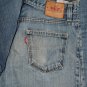2005 LEVI'S PREMIUM WAYNE RELAXED BOOTCUT DISTRESSED BLUE DENIM JEANS MADE IN USA W32 L30