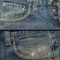 2005 LEVI'S PREMIUM WAYNE RELAXED BOOTCUT DISTRESSED BLUE DENIM JEANS MADE IN USA W32 L30