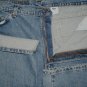 VINTAGE 1996 LEVI'S 553 RELAXED TAPERED LEG MEDIUM STONEWASH BLUE DENIM JEANS Made In USA W42 L32