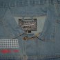 $198.00 BROOKLYN CLOTH MFG CO. TRUCKER JACKET 'NEW AGE' IN MEDIUM BLUE DENIM JACKET - in size M