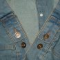 $198.00 BROOKLYN CLOTH MFG CO. TRUCKER JACKET 'NEW AGE' IN MEDIUM BLUE DENIM JACKET - in size M