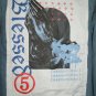 BROOKLYN CLOTH MFG CO. TRUCKER JACKET 'BLESSED' IN MEDIUM BLUE WASH DENIM JACKET - in size S