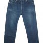 VINTAGE 2001 LEVI'S 501 CLASSIC BLUE DENIM JEANS - Made in USA in size W38 L34 (Actual size 36 29)