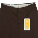 $89.50 LEVI'S SKATE LOOSE CHINO BITTER CHOCOLATE BROWN WATER-LESS STRETCH STRONG TWILL PANTS W30 L31
