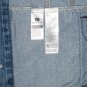 $98.00 LEVI'S TRUCKER JACKET VINTAGE RELAXED MEDIUM STONEWASH BLUE DISTRESSED WATER-LESS DENIM - 3XL