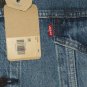 $98.00 LEVI'S TRUCKER JACKET VINTAGE RELAXED MEDIUM STONEWASH BLUE DISTRESSED WATER-LESS DENIM - 3XL