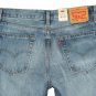 $79.50 LEVI'S 550 '92 RELAXED TAPER 'WHATS GOIN ON' DISTRESSED MEDIUM BLUE DENIM JEANS W33 W32