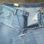 $79.50 LEVI'S 550 '92 RELAXED TAPER 'WHATS GOIN ON' DISTRESSED MEDIUM BLUE DENIM JEANS W33 W32