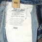 $79.50 LEVI'S 550 '92 RELAXED TAPER 'WHATS GOIN ON' DISTRESSED MEDIUM BLUE DENIM JEANS W33 W32