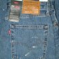 $108 LEVIS 551Z PREMIUM BIG E AUTHENTIC STRAIGHT 1961 HEADING NORTH COTTONIZED HEMP JEANS W28 L32