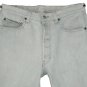VINTAGE 1980s LEVI'S 501 LIGHT GRAY DENIM JEANS - Made in USA - W34 L30 (actual size 32 29)