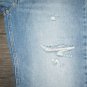 $69.50 LEVI'S 550 RELAXED DESTRUCTED LIGHT BLUE STONEWASH WATER-LESS DENIM JEANS in size W36 L36