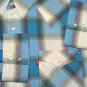 $69.50 LEVI'S CLASSIC WESTERN SHIRT PEARL SNAP BUTTON Van Plain Sea of Belize Blue - XXL