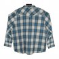 $69.50 LEVI'S CLASSIC WESTERN SHIRT PEARL SNAP BUTTON Van Plain Sea of Belize Blue - XXL