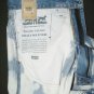 $49.50 Brand New LEVI'S 412 SLIM SHORTS CLASSIC BLEACHED ACID WASH WATER-LESS DENIM in size W34