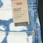$49.50 Brand New LEVI'S 412 SLIM SHORTS CLASSIC BLEACHED ACID WASH WATER-LESS DENIM in size W34