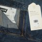 $128.00 LEVIS 551Z BIG E AUTHENTIC STRAIGHT WELLTHREAD DARK WASH COTTONIZED HEMP DENIM JEANS W30 L32
