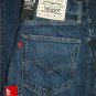 $128.00 LEVIS 551Z BIG E AUTHENTIC STRAIGHT WELLTHREAD DARK WASH COTTONIZED HEMP DENIM JEANS W30 L32