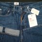 $128.00 LEVIS 551Z BIG E AUTHENTIC STRAIGHT WELLTHREAD DARK WASH COTTONIZED HEMP DENIM JEANS W30 L32
