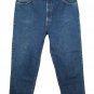1998 LEVI'S VINTAGE 540 RELAXED FIT MEDIUM BLUE DENIM JEANS W42 L30 (Actual size 41 29) Made In USA