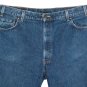 1998 LEVI'S VINTAGE 540 RELAXED FIT MEDIUM BLUE DENIM JEANS W42 L30 (Actual size 41 29) Made In USA