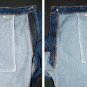 1998 LEVI'S VINTAGE 540 RELAXED FIT MEDIUM BLUE DENIM JEANS W42 L30 (Actual size 41 29) Made In USA