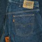 1985 LEVI'S VINTAGE 505 BOOT CUT ORANGE TAB FADED MEDIUM BLUE DENIM JEANS MADE IN USA W42 L34