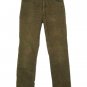 VINTAGE 1980 LEVI'S 519 CORDUROY CORDS MEDIUM BROWN PANTS WHITE TAB Made in USA W28 L31