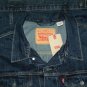 $89.50 LEVI'S TRUCKER JACKET IN DARK STONEWASH BLUE WATER-LESS DENIM JACKET - in size XL
