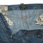 ED HARDY WOMEN'S SKATER LOOSE FIT JEANS BORN FREE PAINTED BIRDS WIDE LEG DENIM JEANS W32