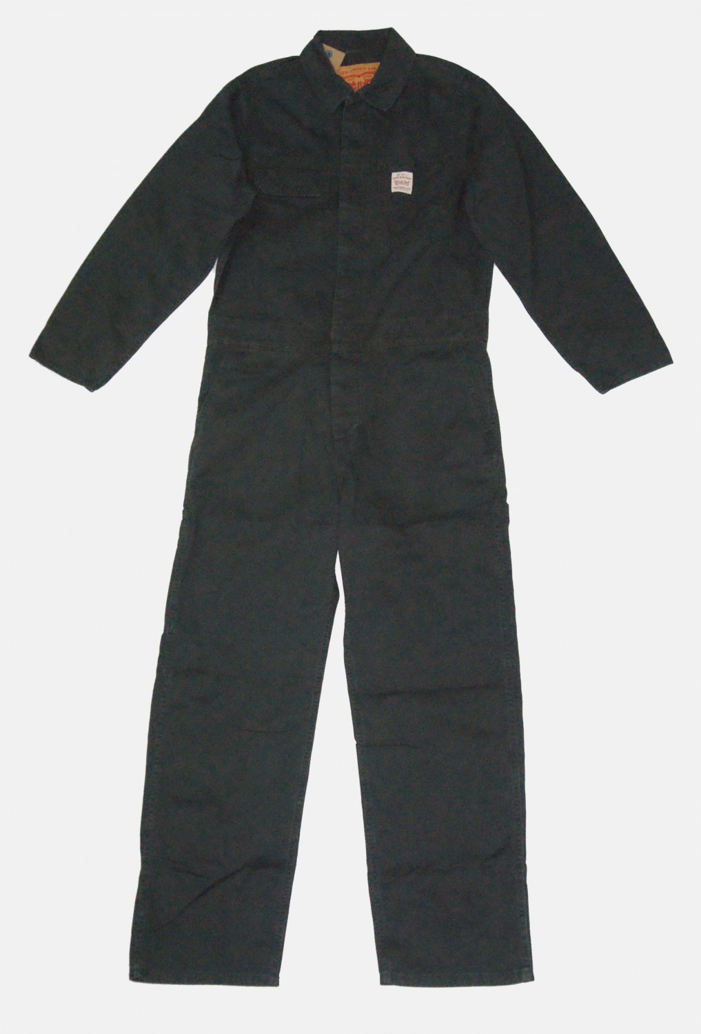 $118.00 LEVI'S WORKWEAR STAY LOOSE COVERALLS PIRATE BLACK TWILL WATER-LESS DARK GREY TWILL - XL