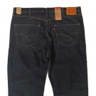$69.50 LEVI'S 505 REGULAR FIT ECO EASE NAIL KNOT LOOP DARK WASH STRETCH DENIM JEANS - W44 W30