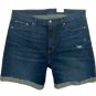 CALVIN KLEIN STRAIGHT FIT SHORTS 'MIAMI RAIN' DISTRESSED CUFFED HIGH STRETCH DENIM SHORTS W38